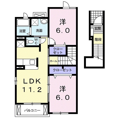 ロンモンターニュ３ 間取り図