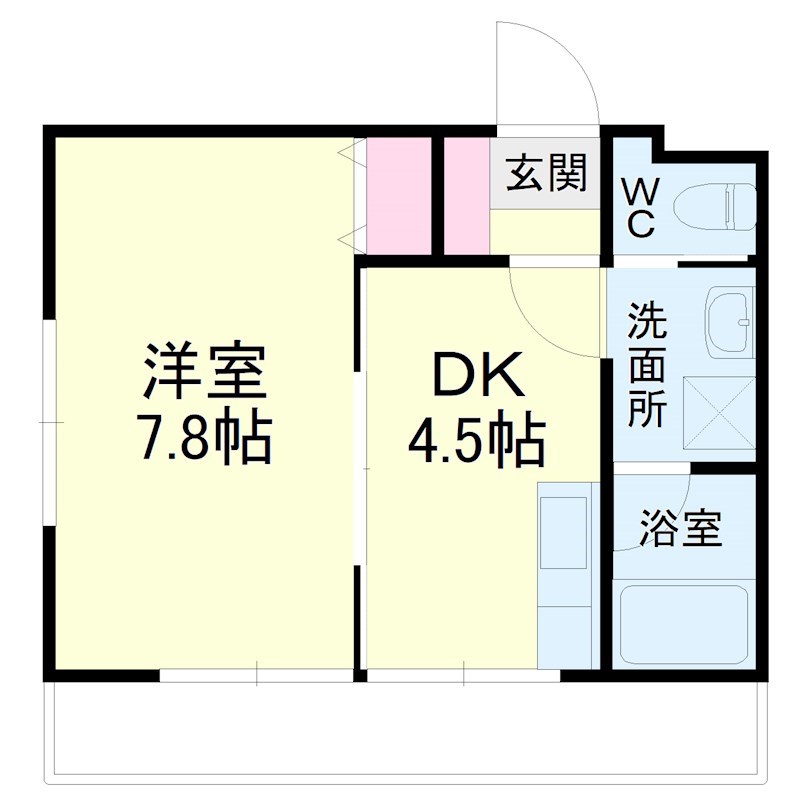 シャンツェ志都呂 間取り図