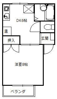 コーポアネシス  間取り図