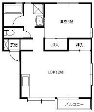 大杉ハウスⅠ 間取り図