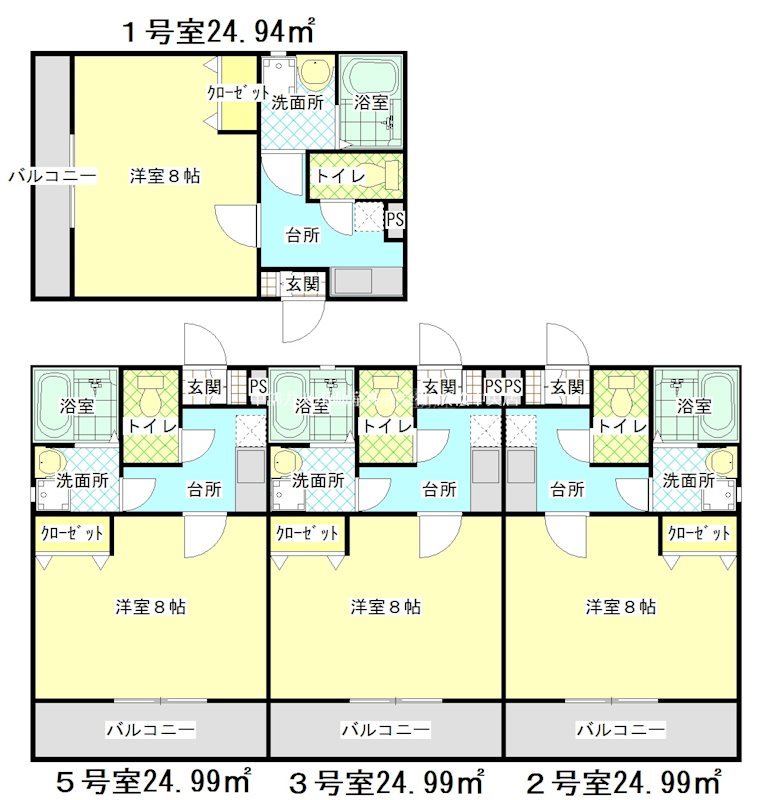 クレフラスト浜松駅南 間取り図