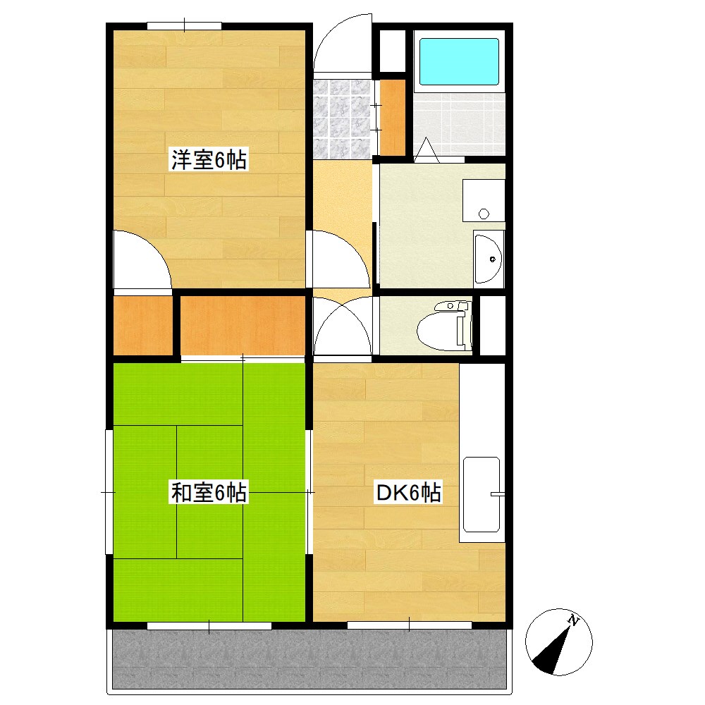 東海ホーム鴨江 間取り図