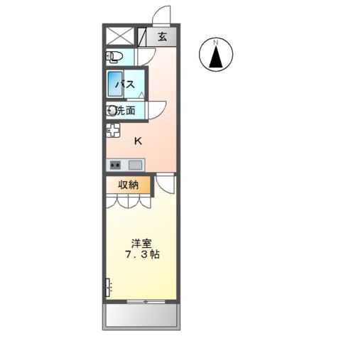 クレストールⅠ 間取り図