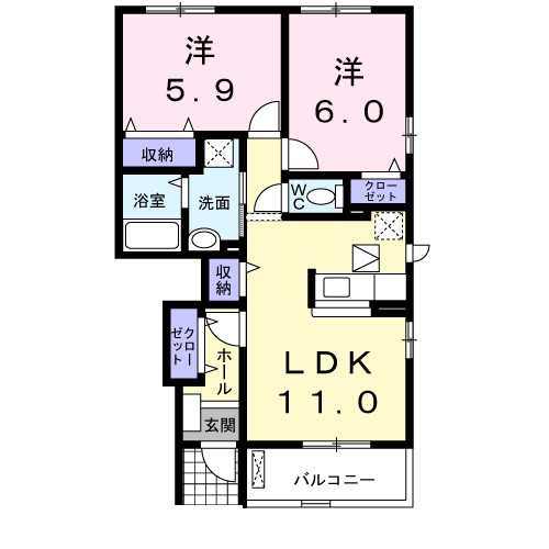 エス・アンド・エス　２０１１ 間取り図