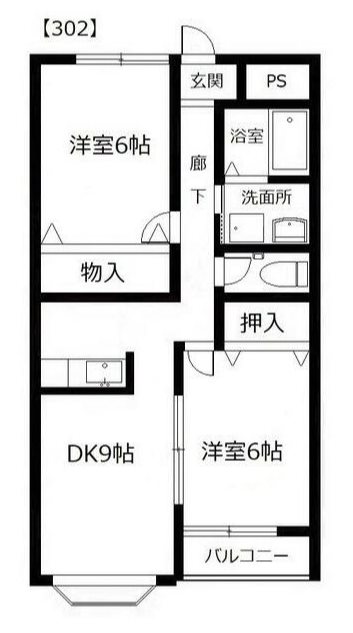 第五木下グリーンハイツ 間取り図