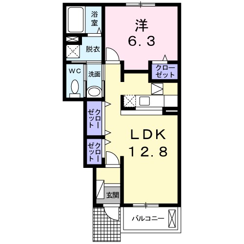 しなの　Ｆ 間取り図