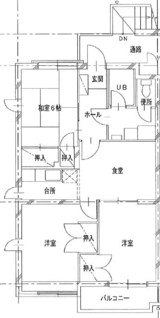 グリーンテラス鹿谷 間取り図