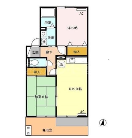 グリーンムクヘル 間取り図