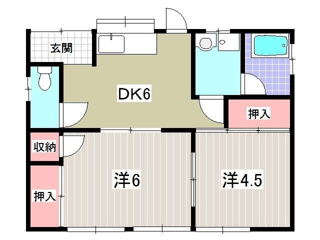 楊子町戸建１８０－１ 間取り図