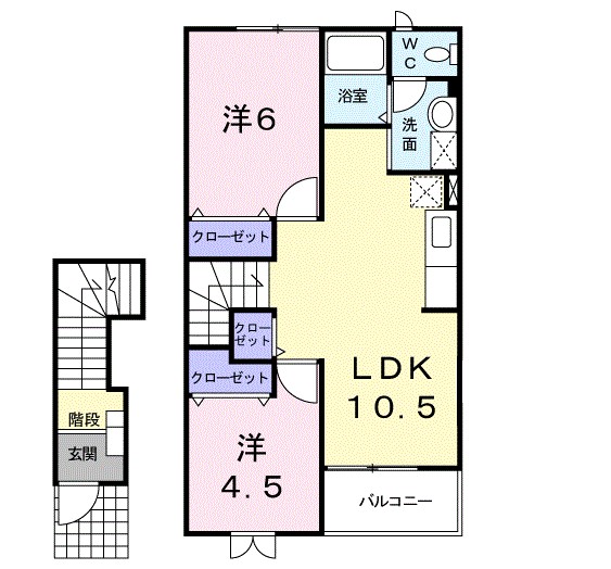 ドミール・エストヴィル 間取り図