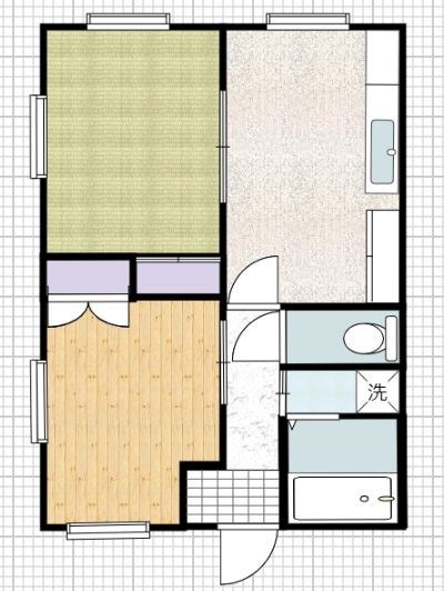 コーポショウサン　Ⅰ 間取り図