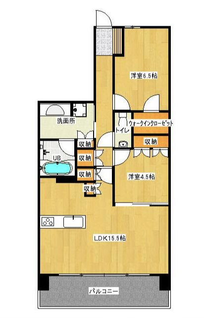 一条レジデンス西伊場 間取り図