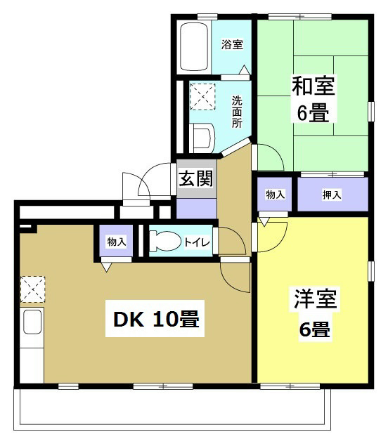 ガイアヴェール 202号室 間取り