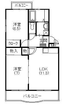 アーバンⅡ 間取り図