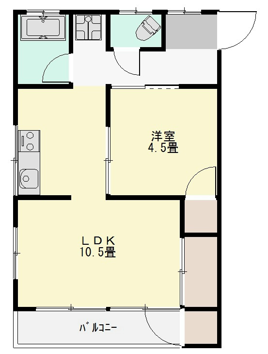 富士マンション　S棟 間取り図