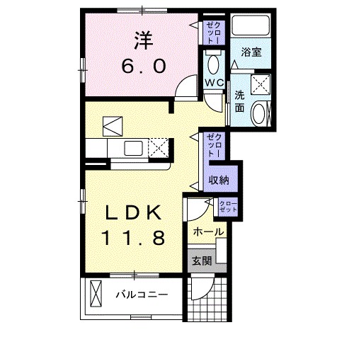 ソル・レヴァンテ　Ⅲ 間取り図