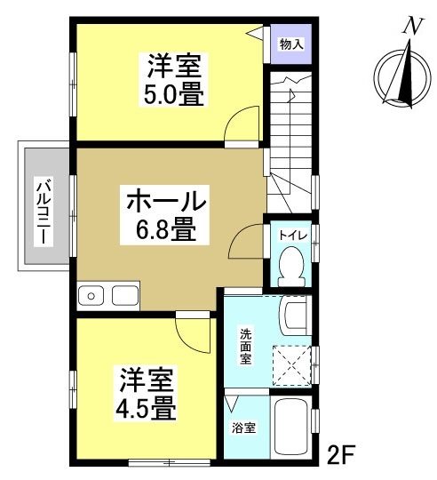 中野町2546-1貸店舗2F 2F号室 間取り