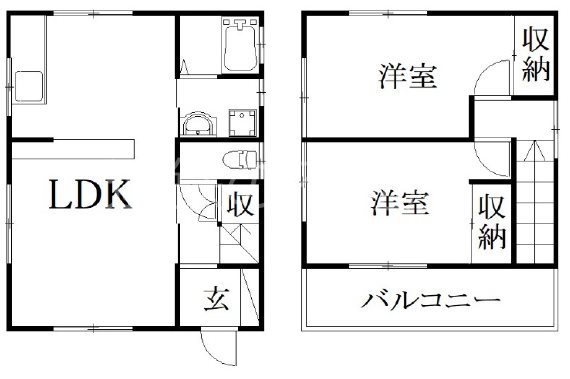 和合北4丁目戸建て 間取り