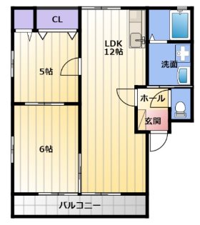 エスポワールN 間取り図