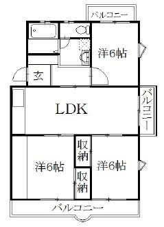 マイシャトー国府台 間取り図