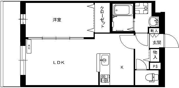 グランストーク碧 303号室 間取り