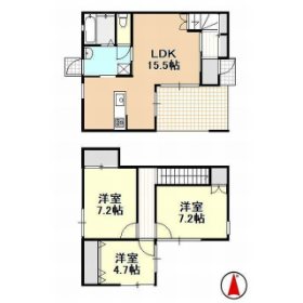 キャレブラン大蒲 間取り図