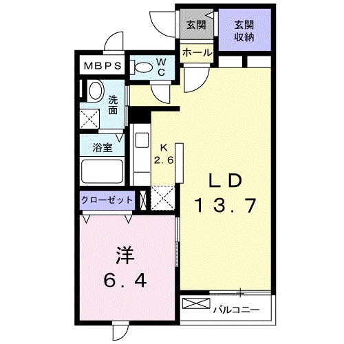 サンリット初生 間取り図