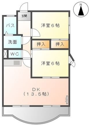 eveさいわい 間取り図