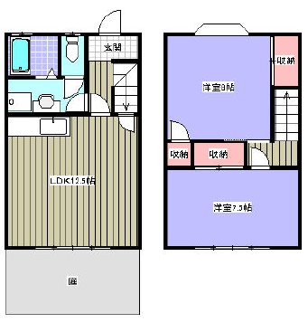 テラスハイラート 間取り図