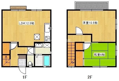 文丘町24-20テラスハウス 間取り図