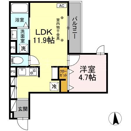 仮称）D-room掛川市中央 間取り図