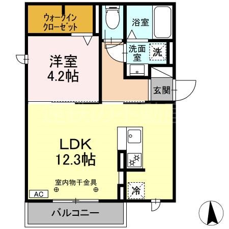 仮称）D-room掛川市中央 205号室 間取り