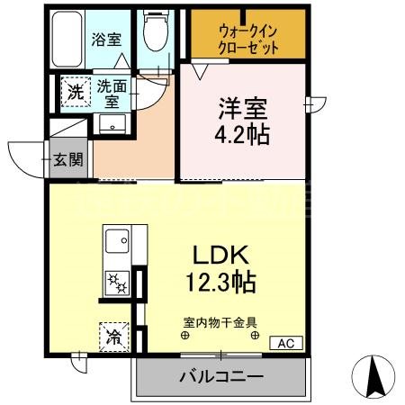 仮称）D-room掛川市中央 301号室 間取り