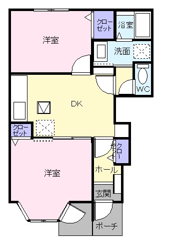 マックス　ビューティー　Ａ 間取り図