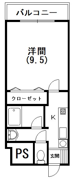 アルシェ浜松 305号室 間取り