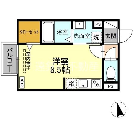 D-ROOM和地山 間取り図