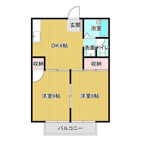 高林ハイツ 間取り図