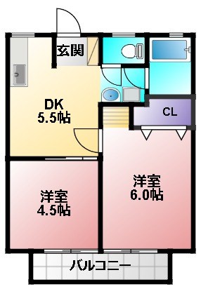 高雄ハイツ 間取り図