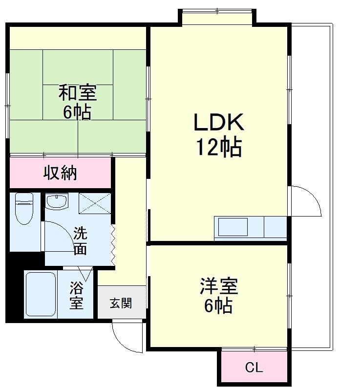 ハイツエトアール 間取り図