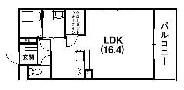 サンライズ布橋 501号室 間取り