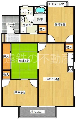 セジュールソシア 間取り図