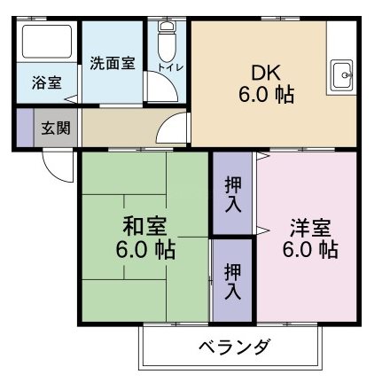 エトワールⅡ 間取り図