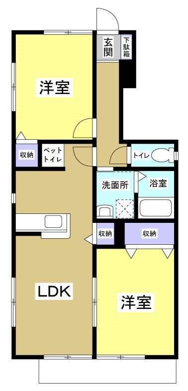 ウィステリア 間取り図
