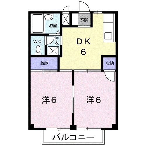 スカイハイツ 間取り図