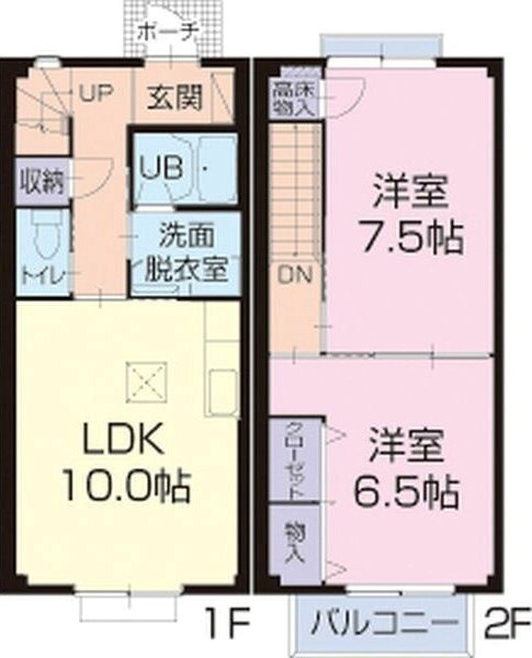 ブランシェシャトー 間取り図