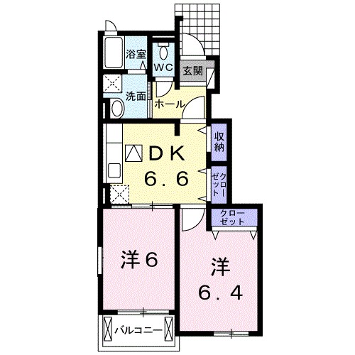 ベル　オーブ　Ⅰ 間取り図