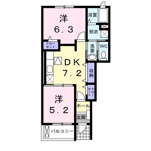 エスグランツ 間取り図