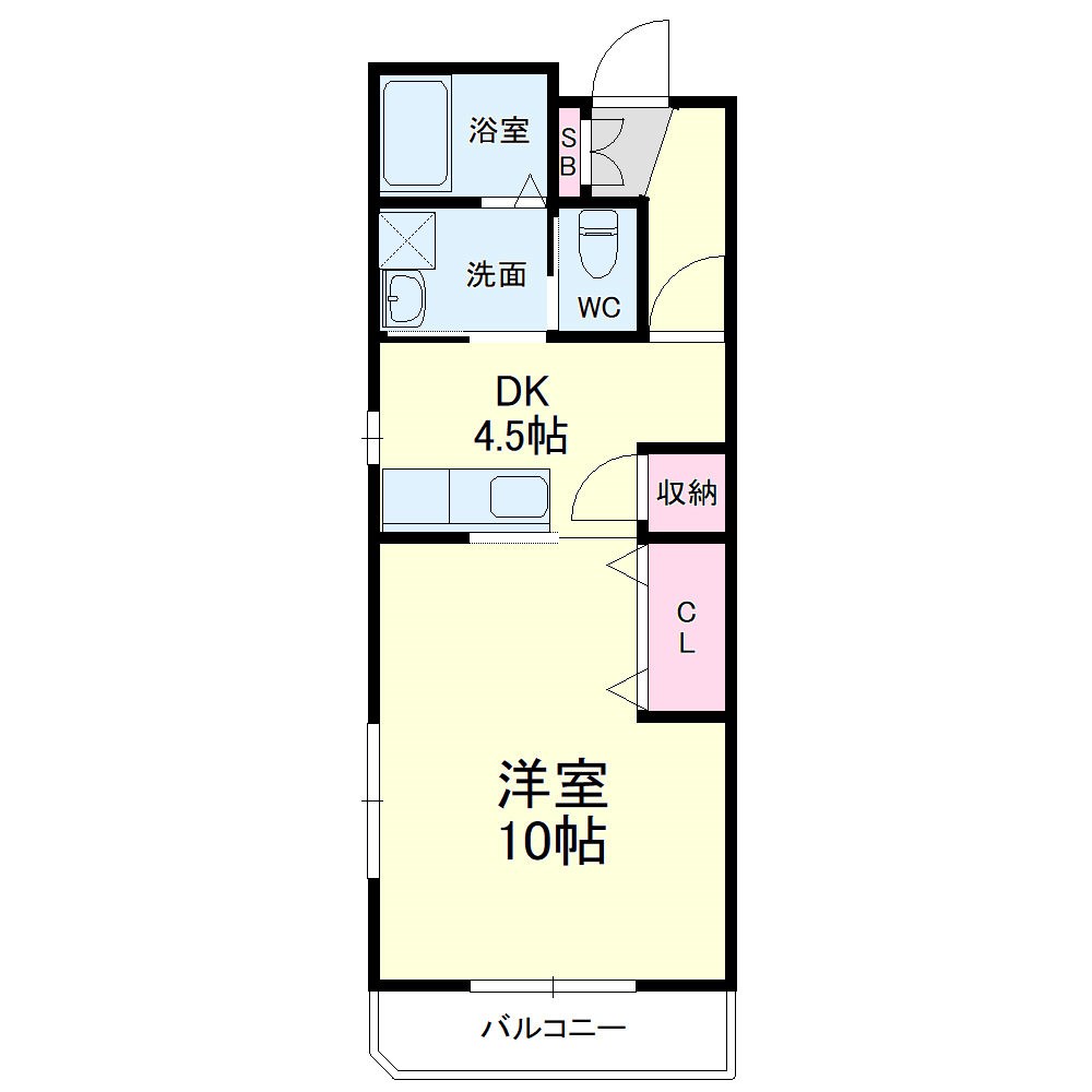 ベルアンジュール 間取り図