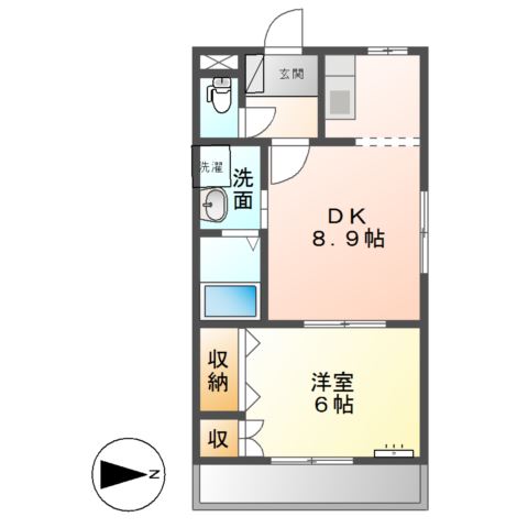 ムーンレインボー 間取り図