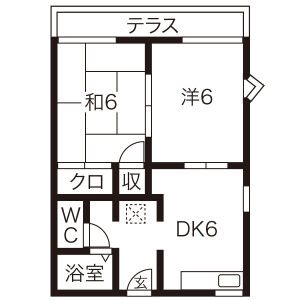 アークガーデン和合I号棟 間取り図